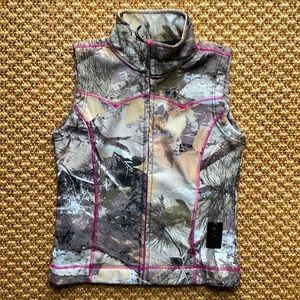 Roper Camo fleece-lined vest